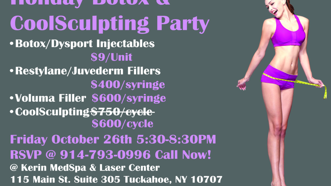 You’re Invited to Our Biggest Botox, Injectables and CoolSculpting Party Of The Year!